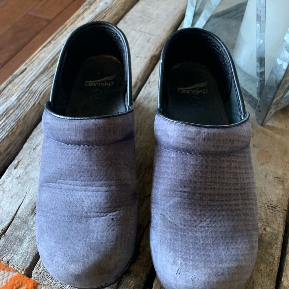 Dansko Clogs In A Blue/Grey Pattern. Size 39/8.5-… - image 2